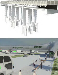 site modeling horizontal construction collage