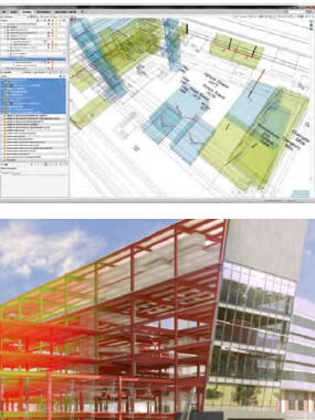 collage of bim uses