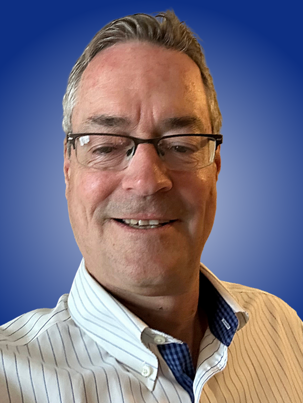 Commissioner Steven Locke headshot on MCAD blue background gradient