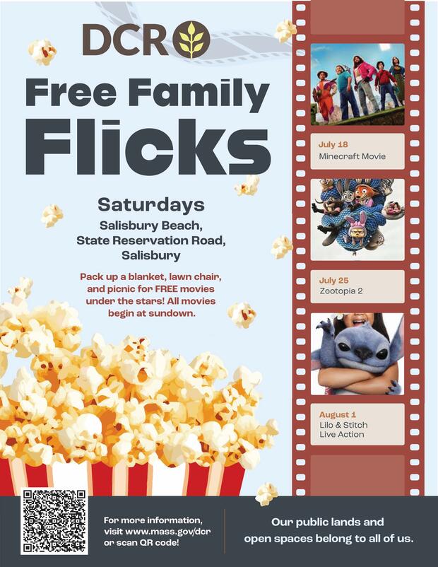 Poster for Salisbury Free Family Flicks.