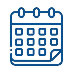 Calendar White Icon Small