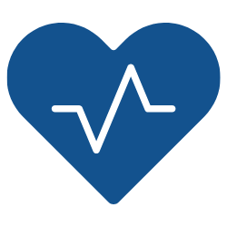 Heartrate White Icon Small