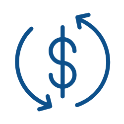 Money Symbol White Icon Small