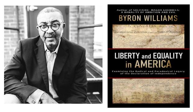 Author Byron Williams and book cover