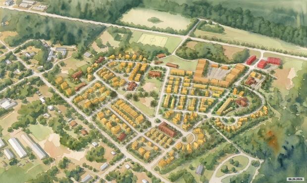 Lancaster Home for Girls rendering