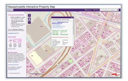 Massachusetts Interactive Property Map Viewer