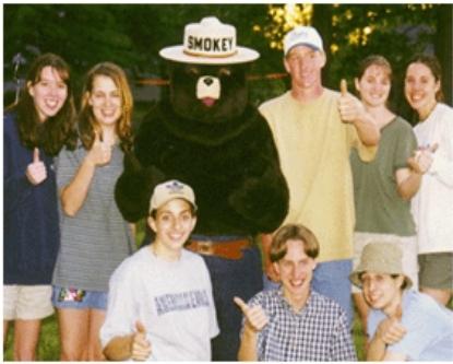 Smokey Bear and friends