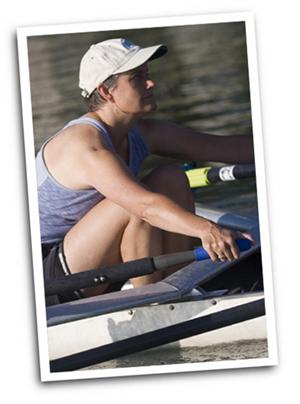 Susan Snow-Cotter rowing