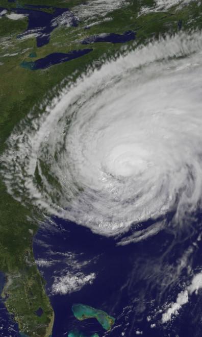 hurricane satellite photo