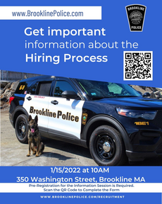 Brookline Police PD Open house