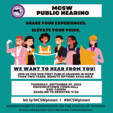 Provincetown Public Hearing Info