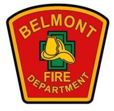 BELMONT Fire Department logo