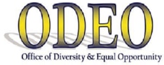 Logo for the Office of Diversity and Equal Opportunity as ODEO