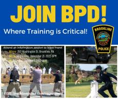 Join  Brookline Police Department