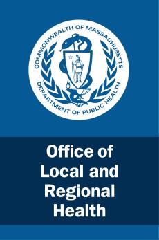 Logo for the Massachusetts Department of Public Health’s Office of Local and Regional Health