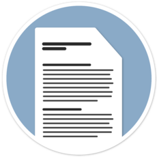 illustration of a document file