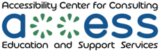 ACCESS Logo. Accessibility Center for Consulting, Education and Support Services