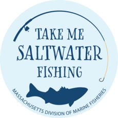 Take Me Saltwater Fishing logo.