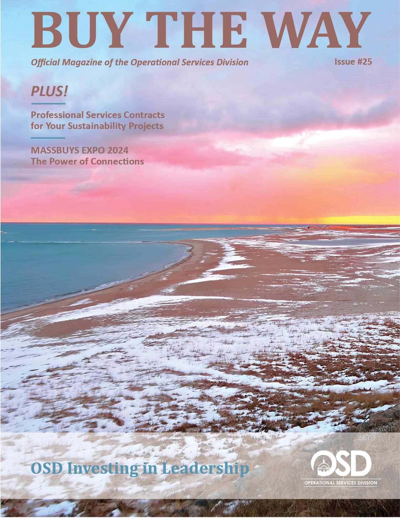Buy the Way Issue 25 cover. Winter beach. 